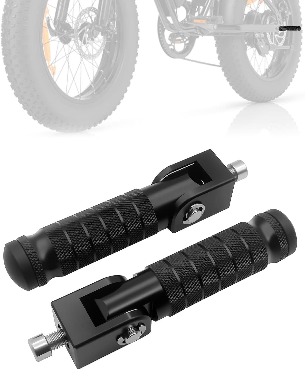 Universal Foldable Ebike Foot Pegs M8 – Universal E Bike Foot Pegs