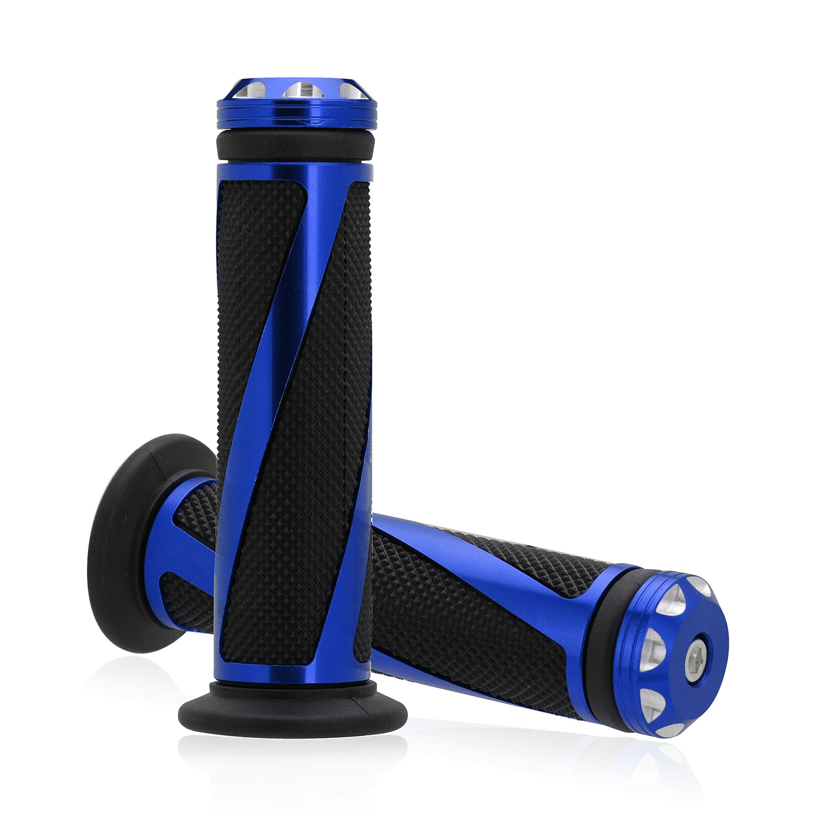 Handle Grips Motorcycle Handlebar Grip Dirt Pit Bike 7/8″ Rubber Gel Hand Grips