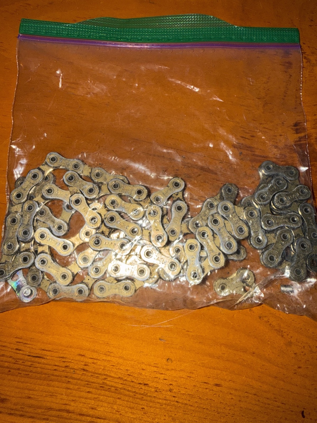 SRAM XX1 Eagle 12-Speed Solid Pin Chain – Gold 124 Links 0.7% wear