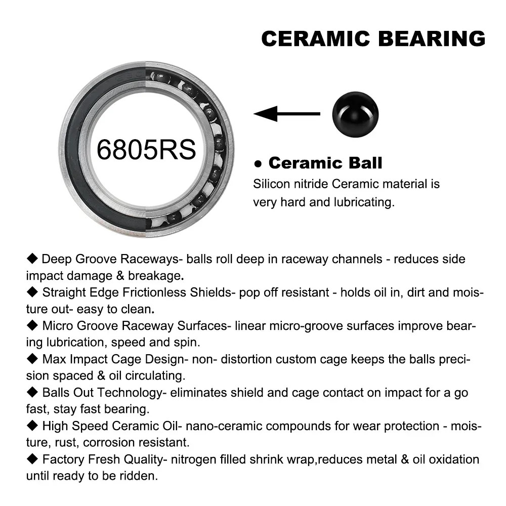 BB86 BB92 Press Fit Bike Bottom Bracket Ceramic BB MTB Road PF4124 PF4130 PF41 4