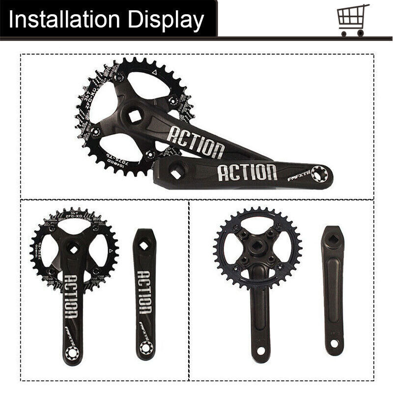 Mountain Bike 104BCD 30-42T Narrow Wide Bike Chainring Single Tooth Chain Ring