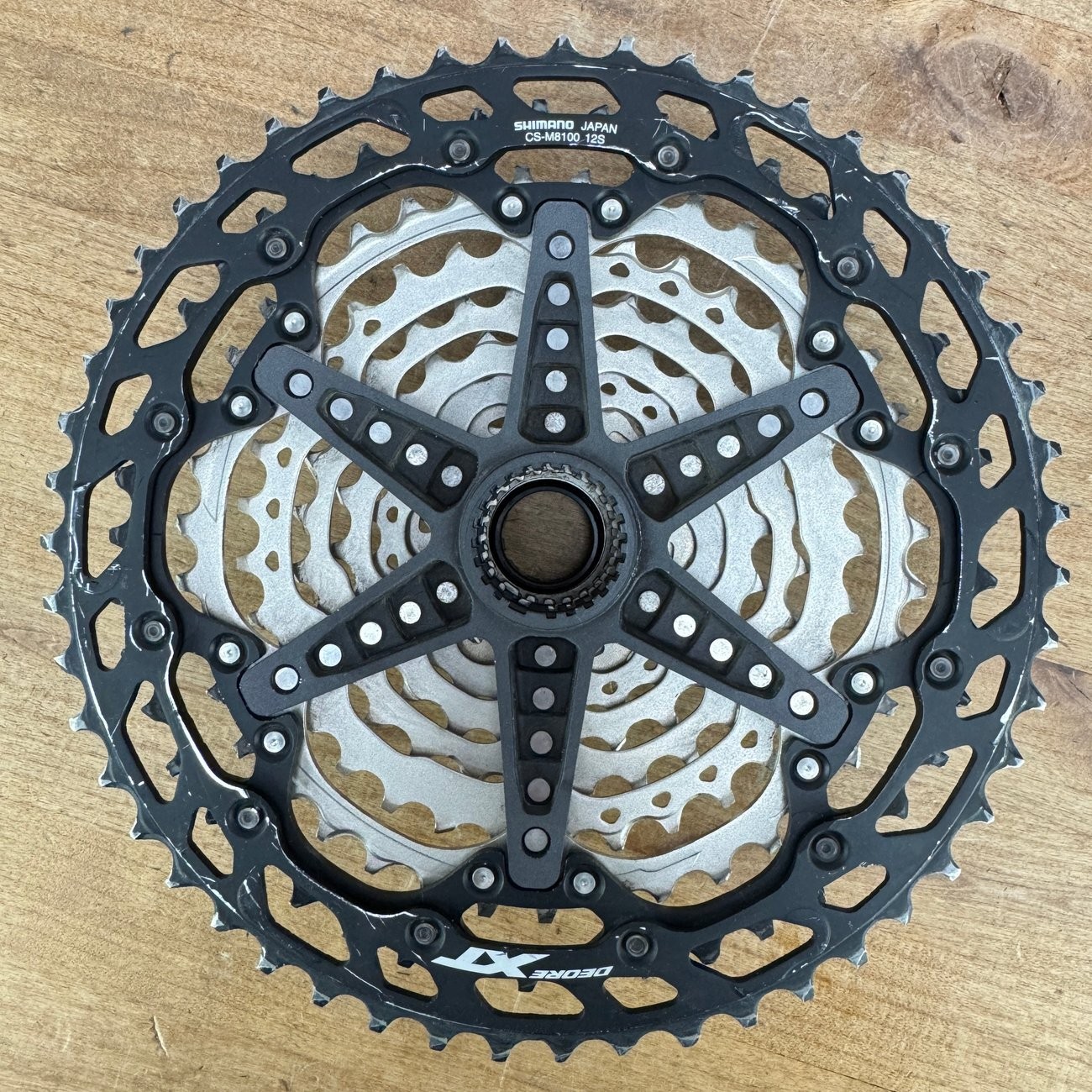Shimano Deore XT CS-M8100 10-51t 12-Speed «Typical Wear» Bike Cassette 475g