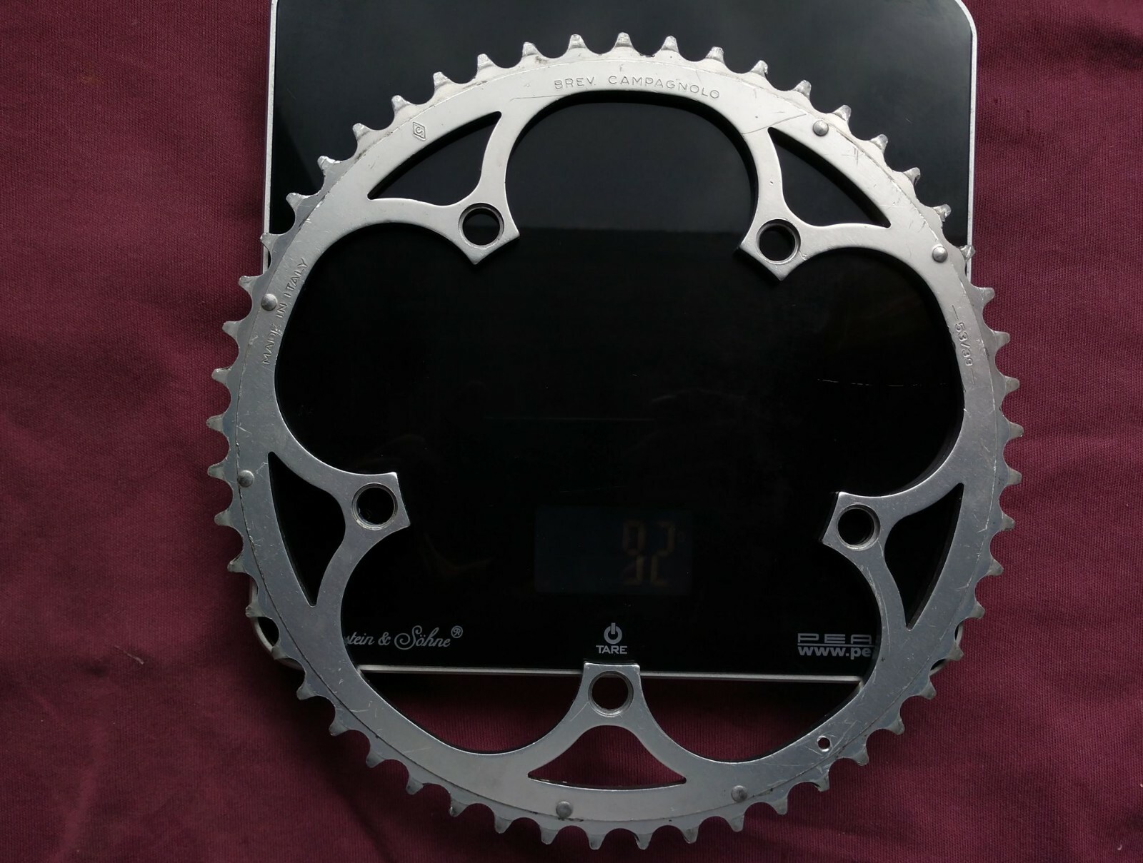 Campagnolo C9 53Z Tooth Chainring BCD 135mm 92g