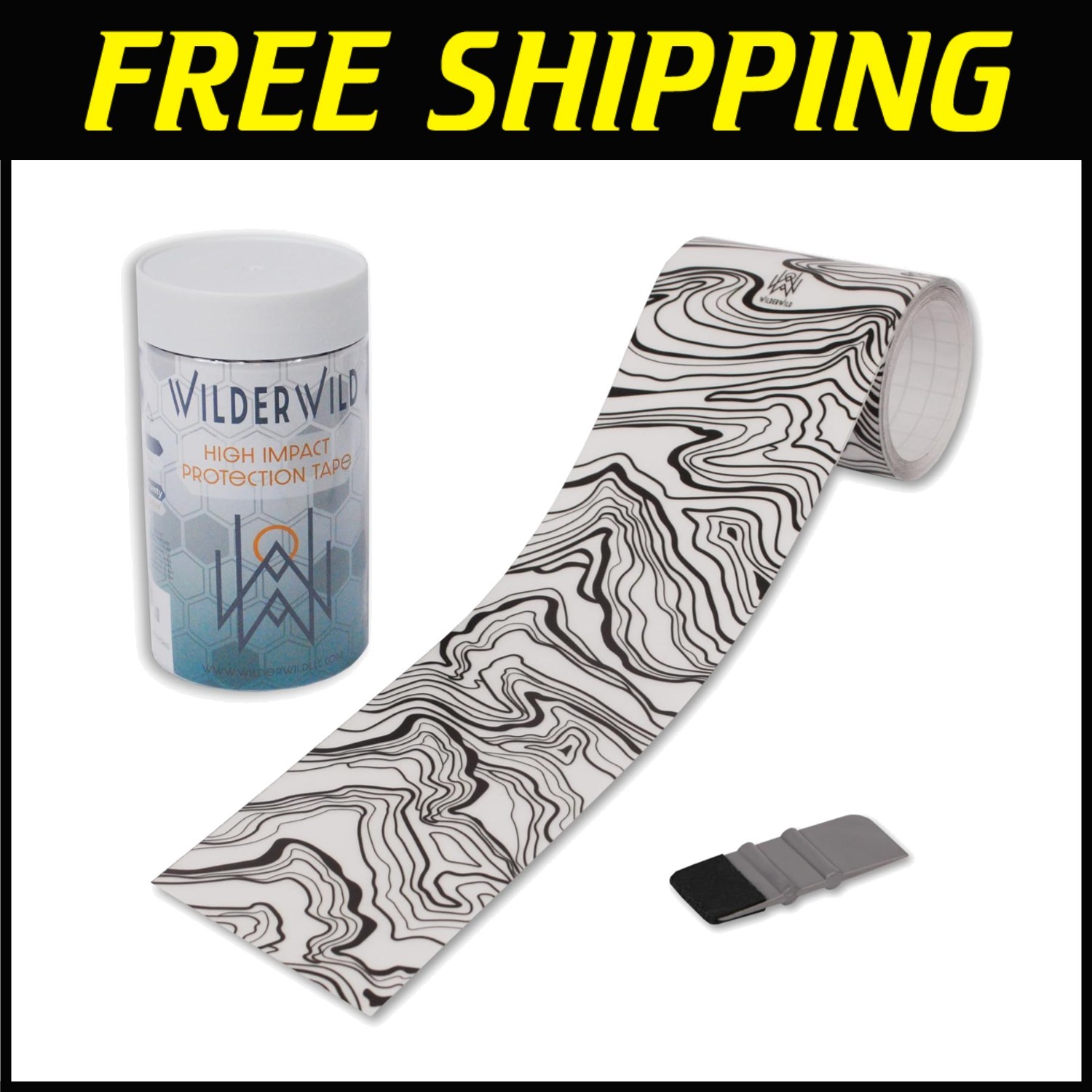 Bike Frame Protection Tape – Topographic Marble Vinyl Wrap*/`