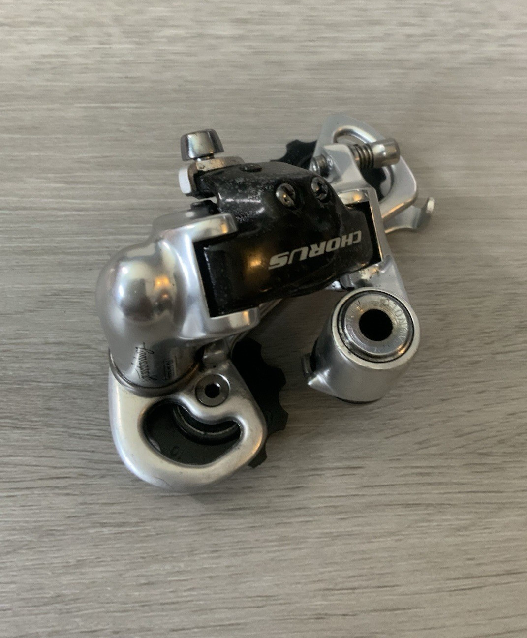 CAMPAGNOLO CHORUS REAR DERAILLEUR LONG CAGE 10 OR 9 SPEED 208 GRAMS