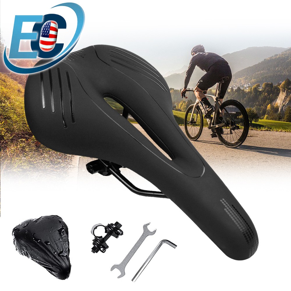 Bicycle Saddle Road Bike MTB Comfortable Breathable Cushion Seat Cycling Padded