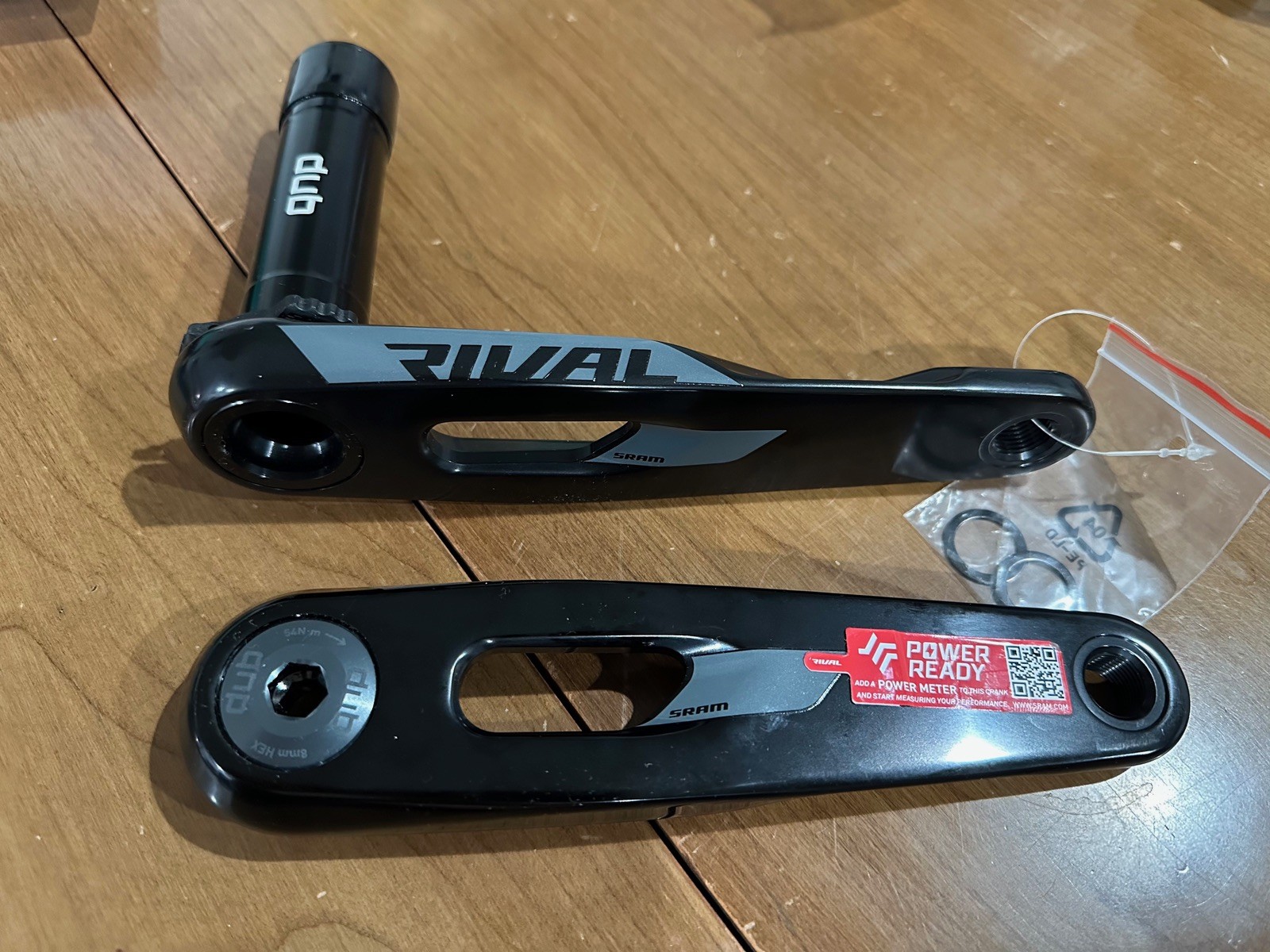 SRAM Rival E1 Crankarms 165 mm, DUB 8 Bolt Direct Mount