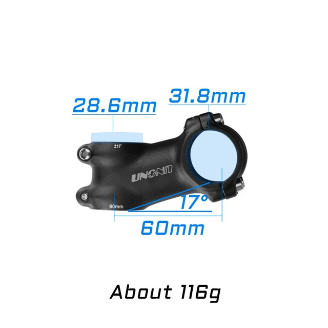 Ultralight Stem 7 17 Degree MTB Road Bicycle Stem 31.8mm 60-130mm Bike Parts