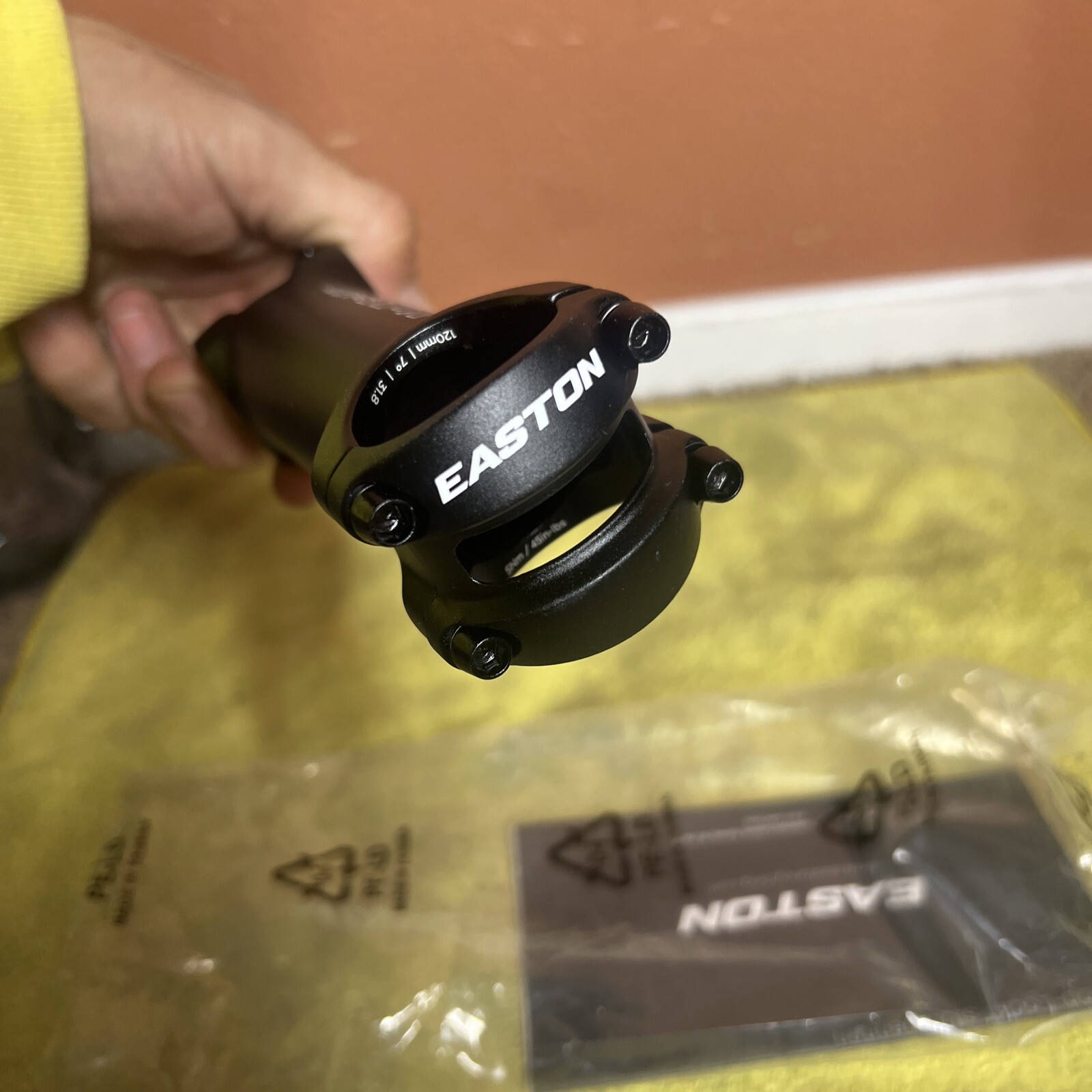 Brand New Easton EA90 Stem, (31.8) 7d x 120mm – Black Premium Bike Component