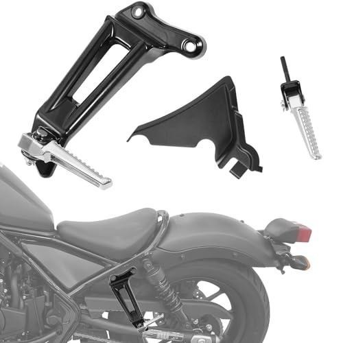 Motorcycle Passenger Foot Pegs, Alloy-Steel Footrests Pedal Footpeg Replacement