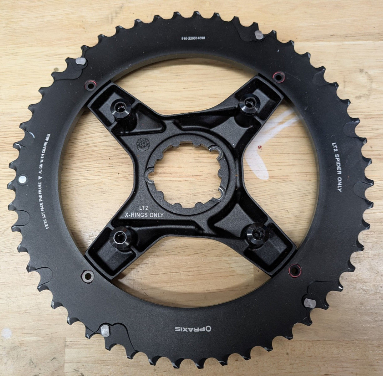Praxisworks chainring Levatime II 53 tooth 10,11,12 speed