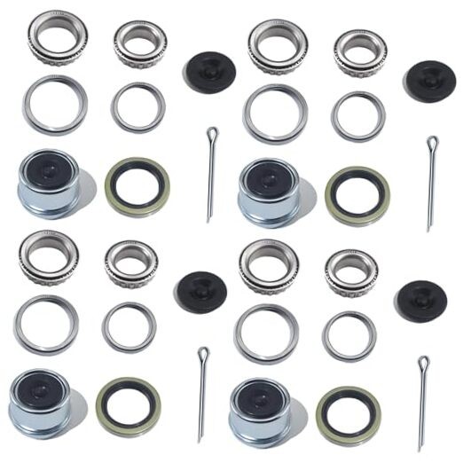 4 Sets 3500 lbs L68149 L44649 Bearing Kits for 1-3/8» to 1-1/16» #84 Spindle