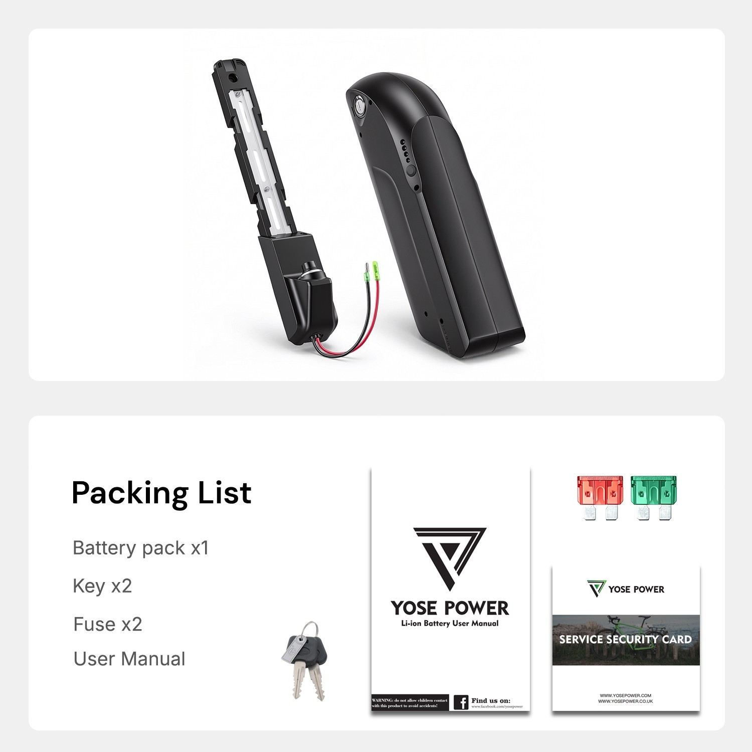 36V 10.4Ah Ebike Battery for Spare Heybike Race Battery Replacement