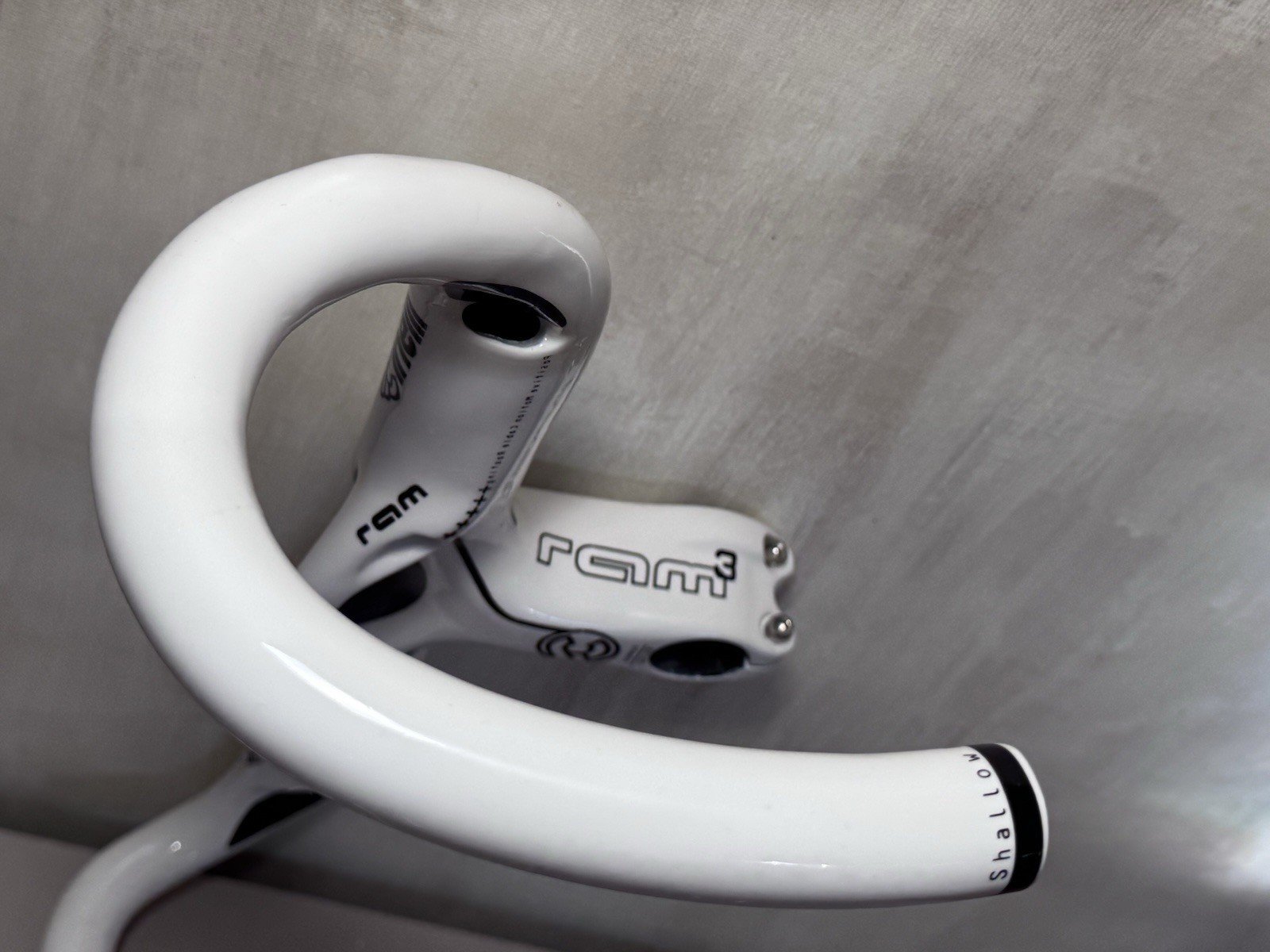 Cinelli RAM 3 Carbon Integrated Handlebar Stem 400mm x 90mm White NOS