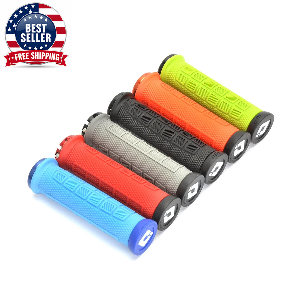 Bicycle Lock on Grips for MTB Mountain Bike Handlebar Cover Alluminium Alloy+Sil