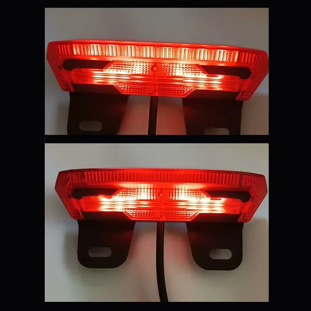 36V/48V/60V Electric Bike Bicycle 3 in 1 Taillight Brake Light Turn Signal Light
