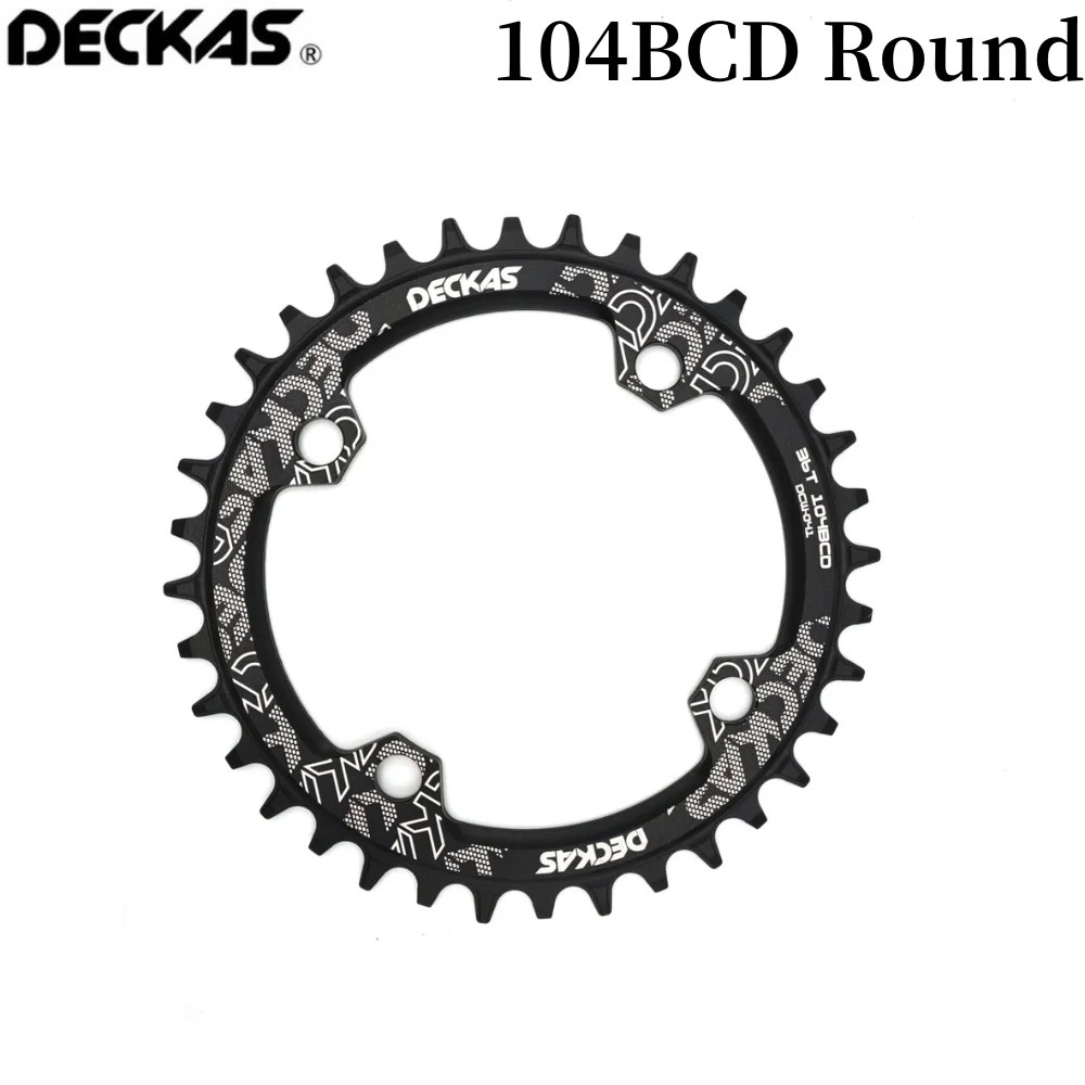 Deckas 104BCD Oval round Narrow Wide Chainring MTB Mountain Bicycle 32T 34T 36T