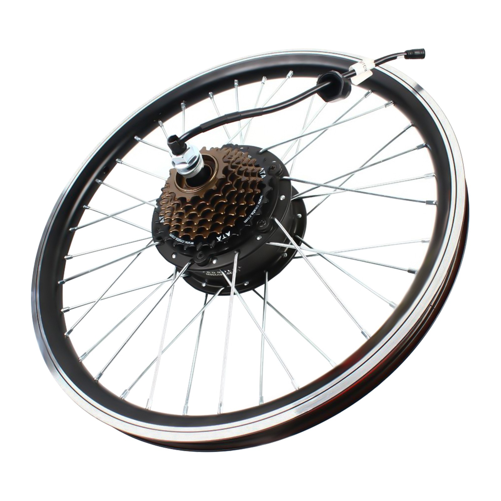 20 inch LED Rear Wheel Motor Hub Electric Bicycle E-Bike Conversion Kit 36V 250W