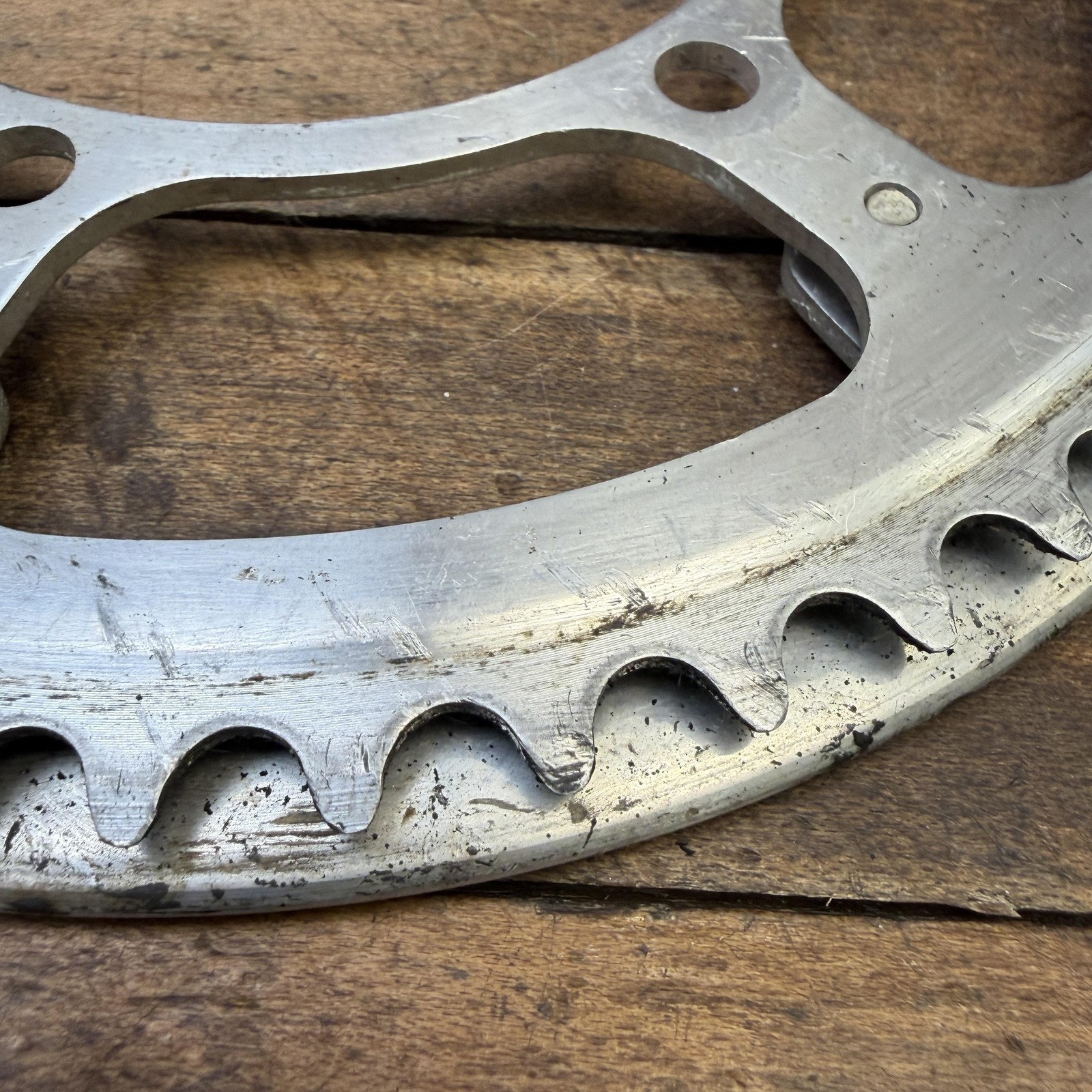 Vintage Stronglight 52T Chainring Guard 116 BCD 6-Arm Charinguard 52 Tooth