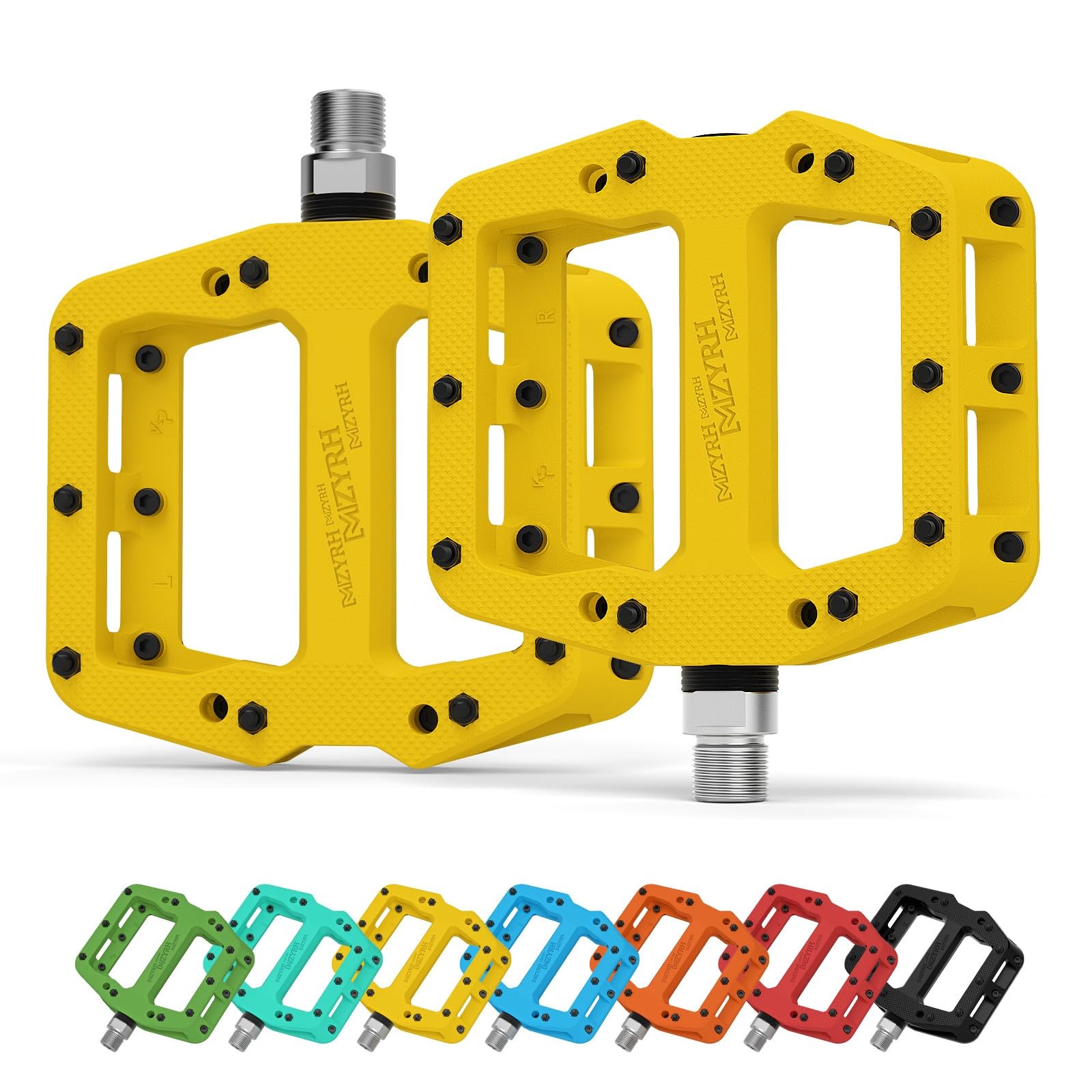 MTB Bicycle Pedals Nylon 3 Bearing Composite 9/16 Mountain Bike Pedals High Strength …