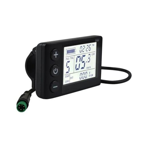 S866 Electric Bicycle LCD Display Meter, 24V 36V 48V Ebike LCD Display A
