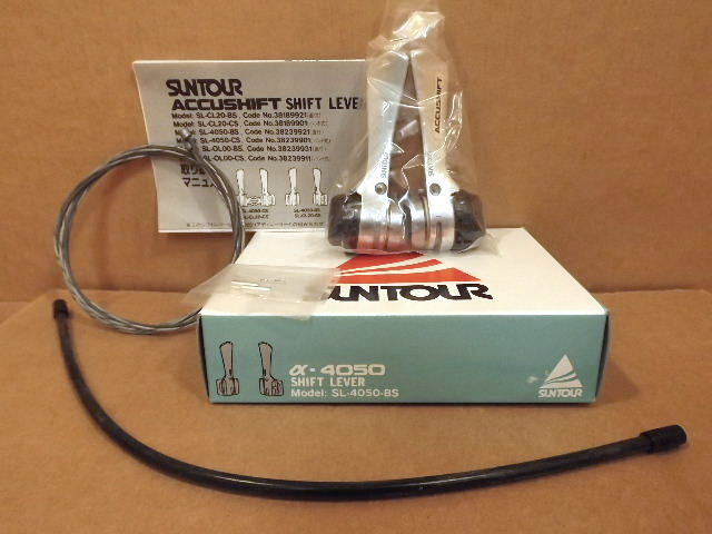 NOS Suntour Edge Shifters…6-Speed Index or 5/6/7-Speed Friction Compatible