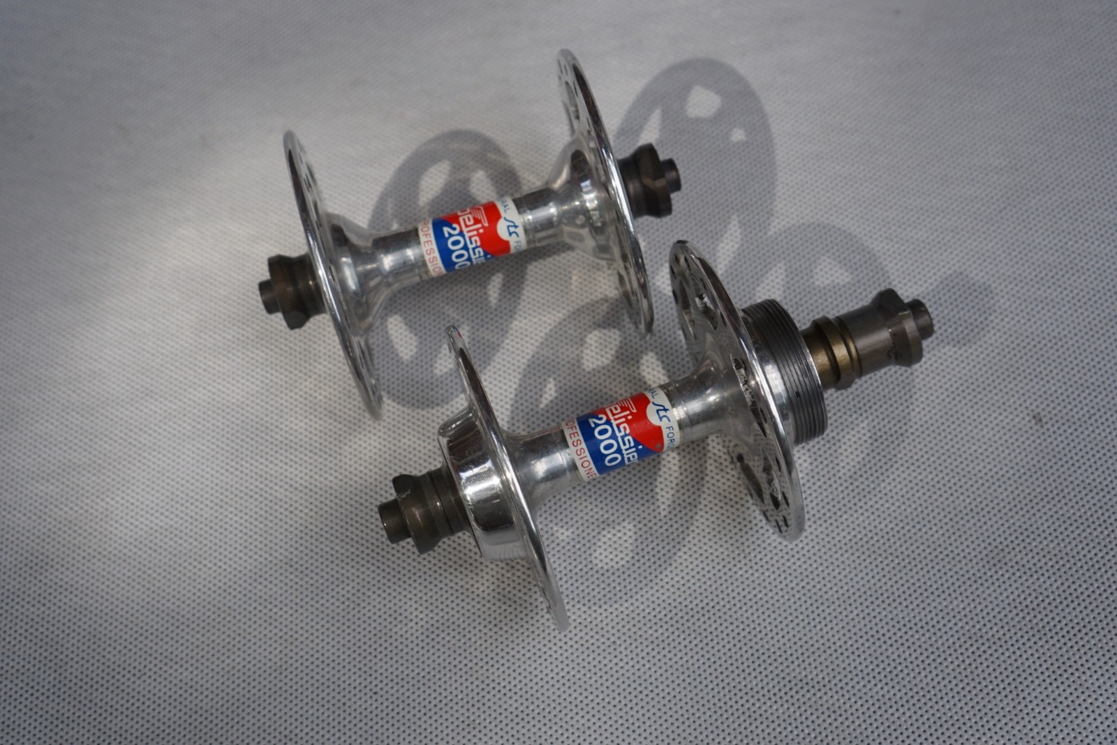 Pelissier 2000 High Flange Hubs Hub Set 36h 127mm British VGC!