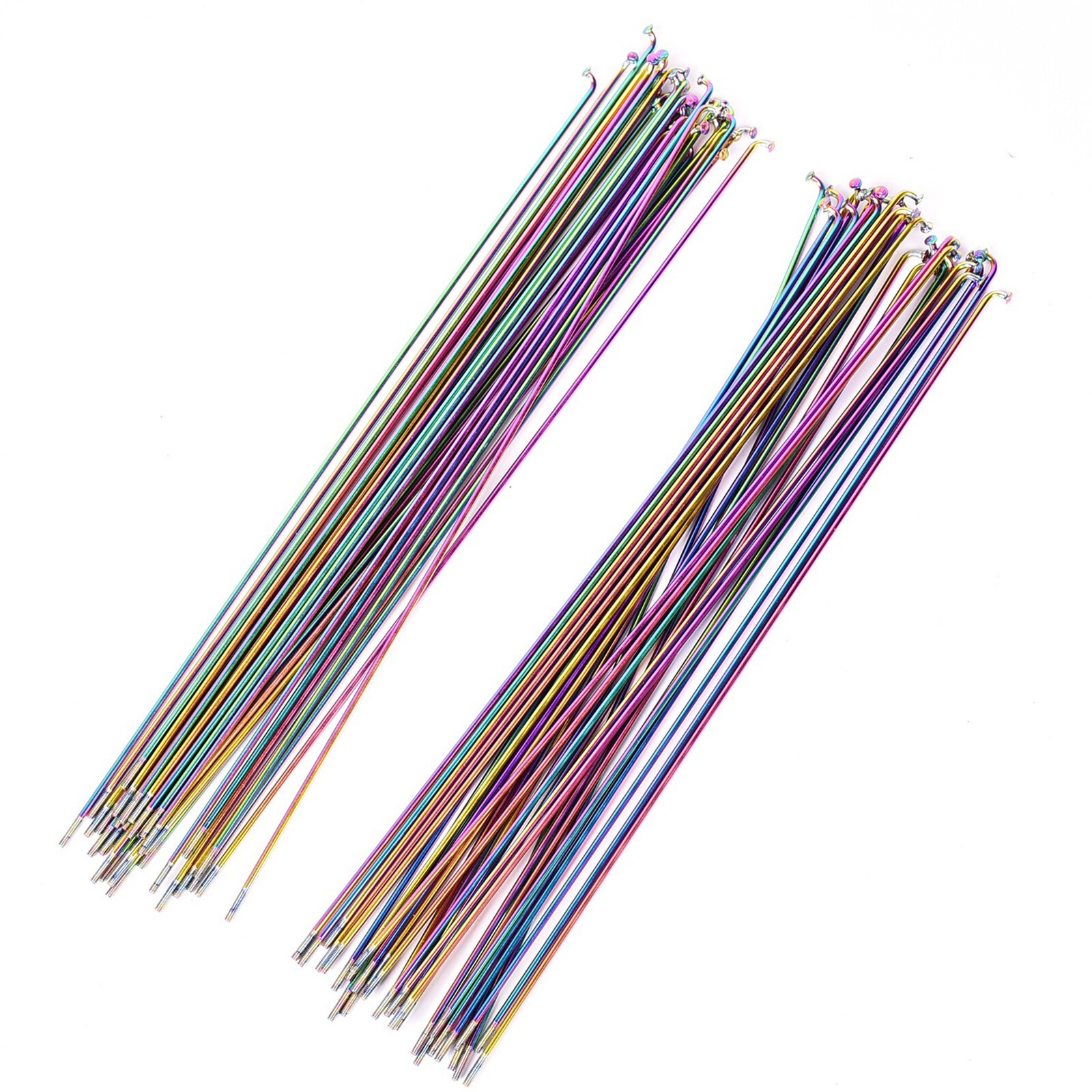 Ultralight J-Bend Colorful Stainless Bicycle Bike Spokes with Brass nipples NeFq