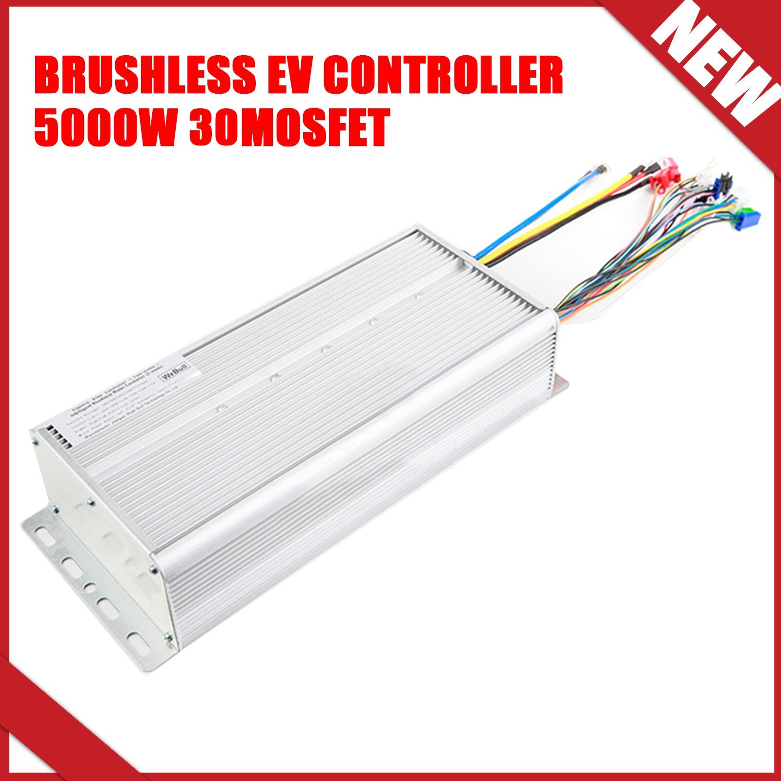 Brushless EV Speed Controller 5000W 48V-72V 100A 30 MOSFET For E-Bike E-Scooter