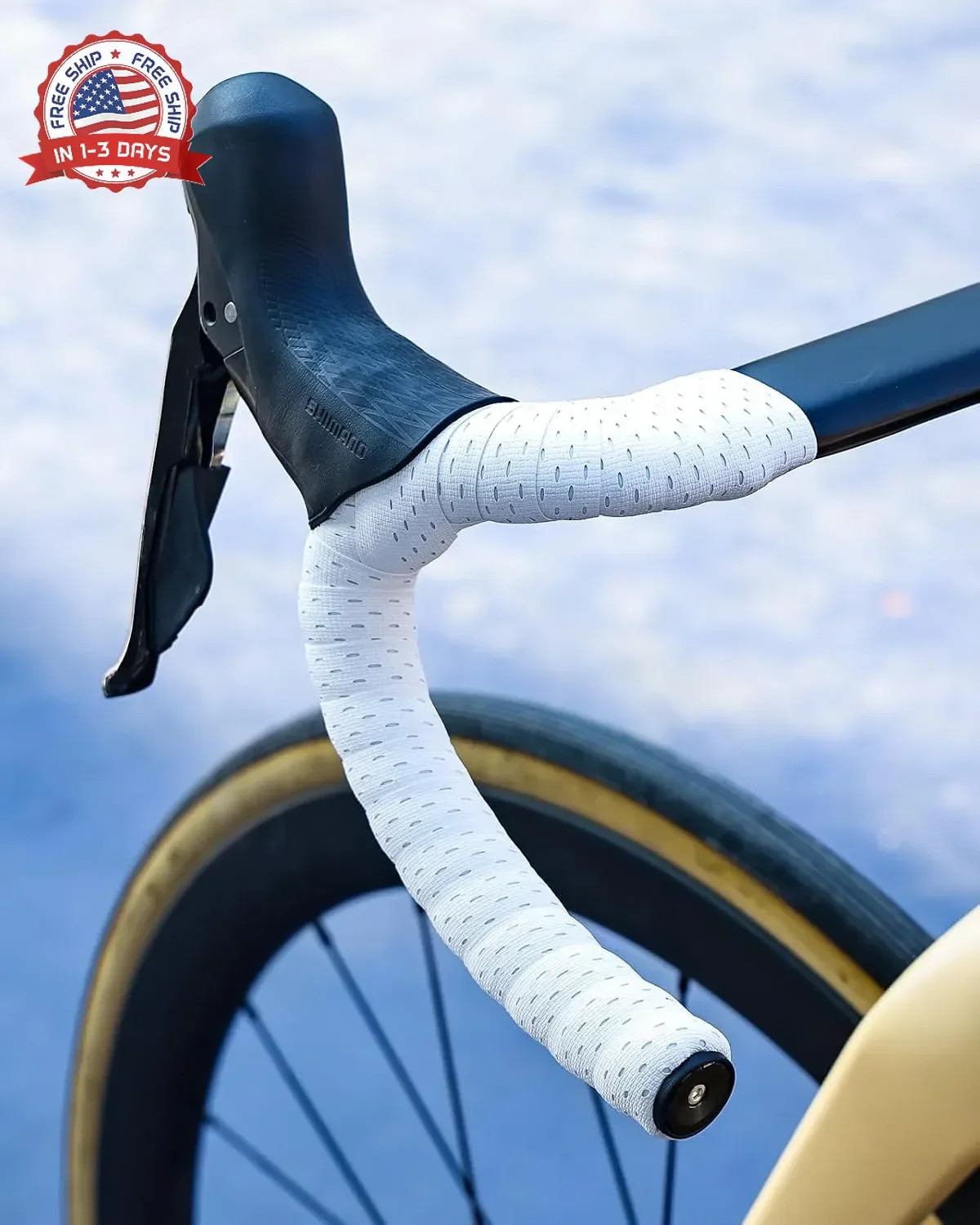 Bike Handlebar Tape for Road Bike, EVA Bicycle Handlebar Tape with Silicone Surf