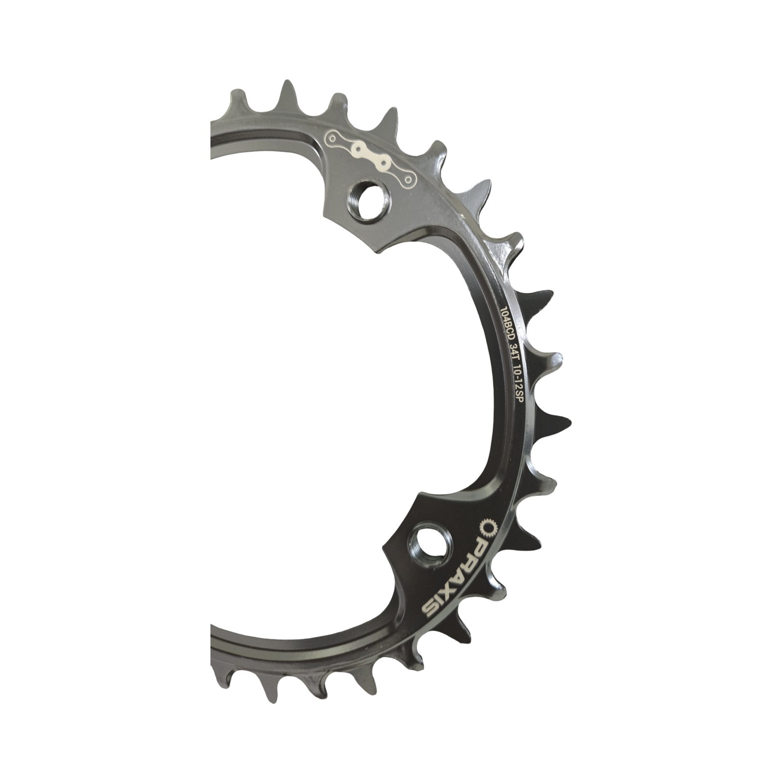 Praxis Works Steel eMTB Chainring 34t 104BCD 4-Arm 10 11 12 Speed Fit Shimano