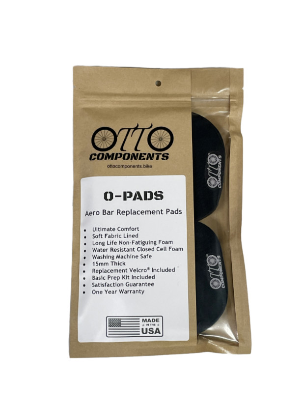 Replacement Aero TT Triathlon Bar Arm Pads O-Pads w/ Official VELCRO®