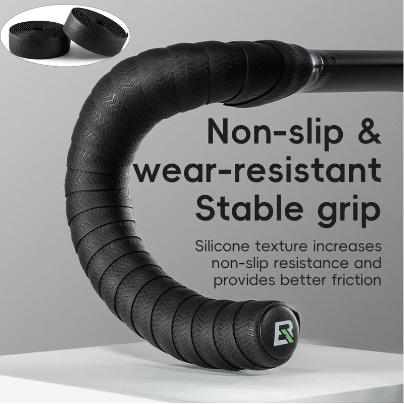 ROCKBROS Bike Handlebar Tape Soft EVA Bicycle Bar Tape Grip Handle Wraps 2 Rolls