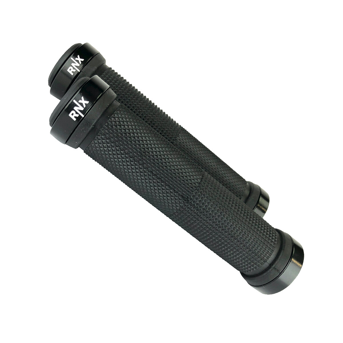 RNX Lock on Bike Grips MTB BMX Mountain Bike Handlebar Grips with End Caps