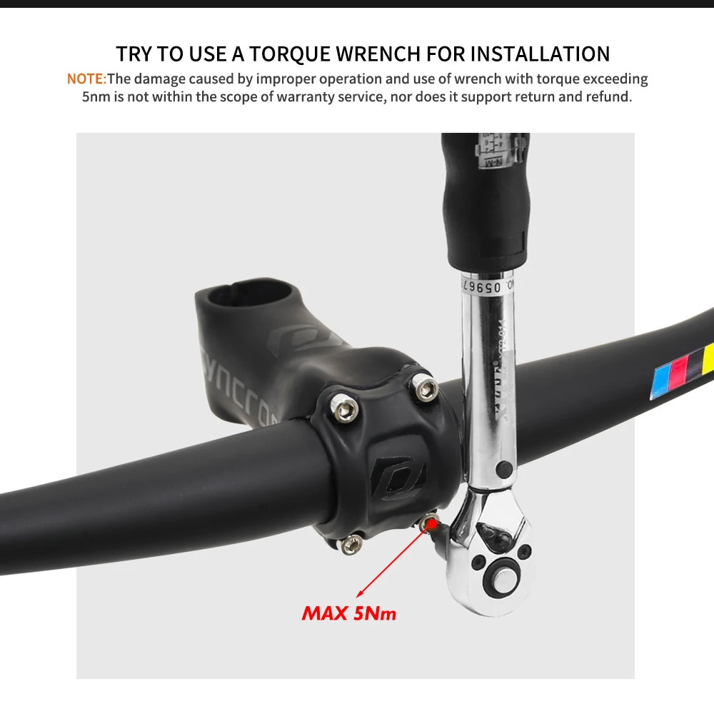 Matte Black Carbon Fiber MTB Bicycle Handlebars 28.6mm 3°/9°/Rise 700-740mm