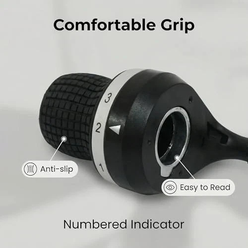 3×7 Speed Bike Shifter Set, 21 Speed Twist Grip Gear Shifters with Cables & Hand
