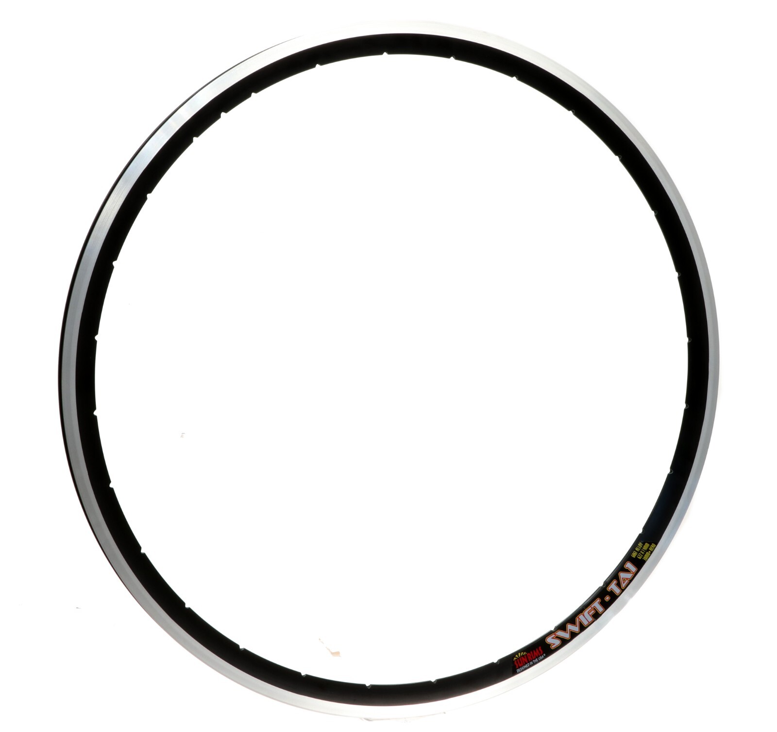 Sun Ringle Swift-TA1 Aero Road Bike Rim 700c MSW 28H Black Alloy NEW NOS