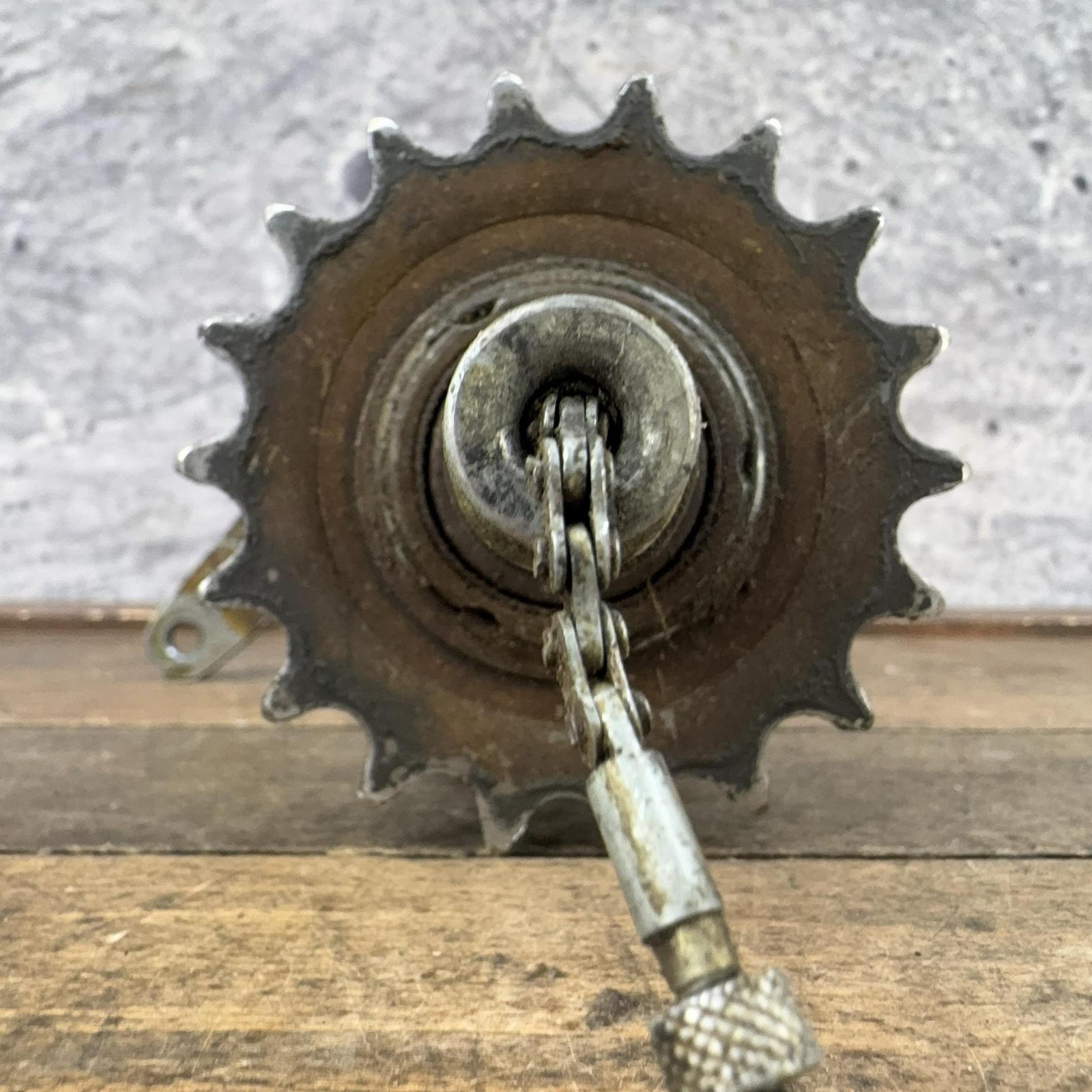 Vintage Sturmey Archer TCW III Hub 3 Speed Coaster Brake 40 Hole 1963 Rear