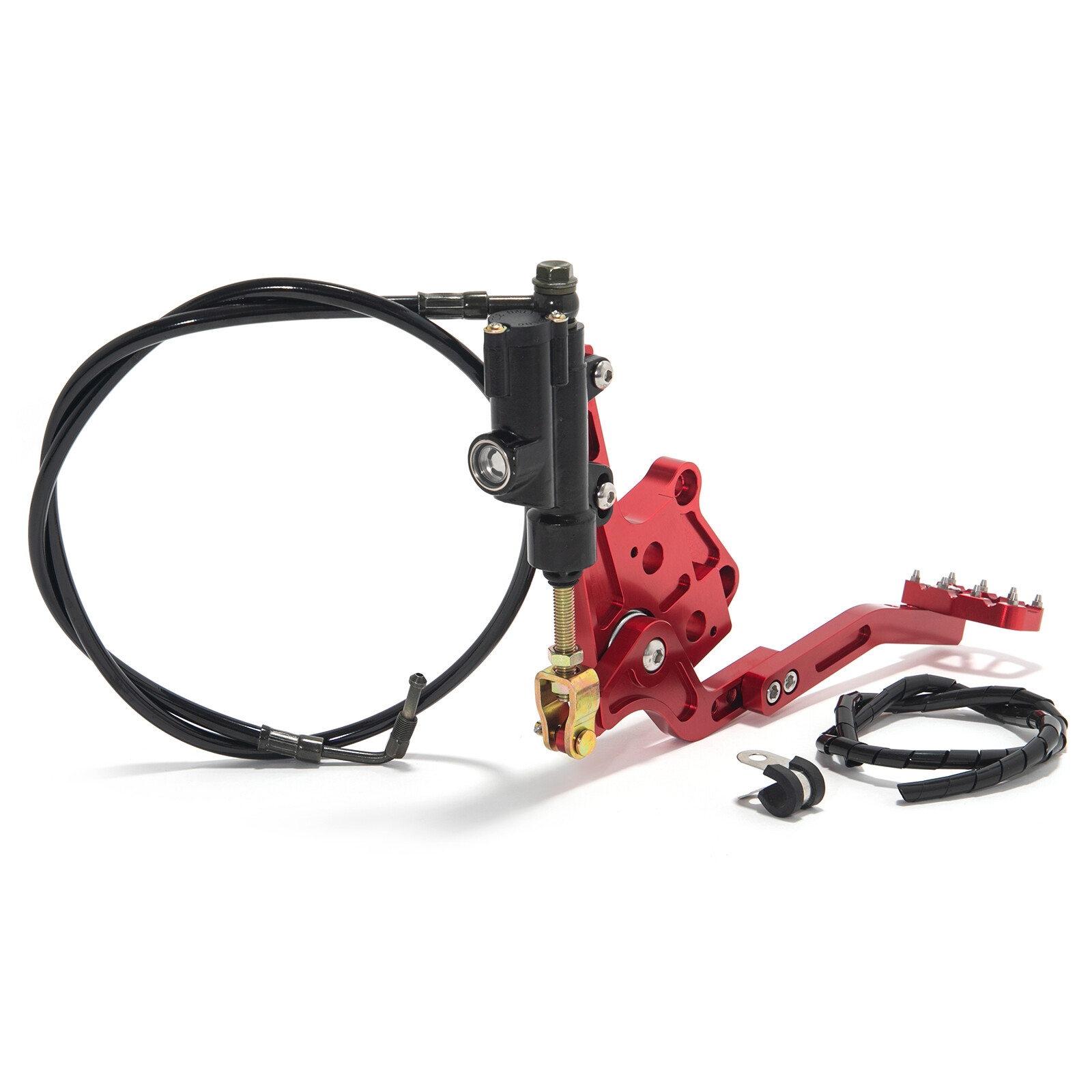 TARAZON Red Aluminum Hydraulic Rear Foot Brake For Talaria XXX (X3) 23-NOW EBike