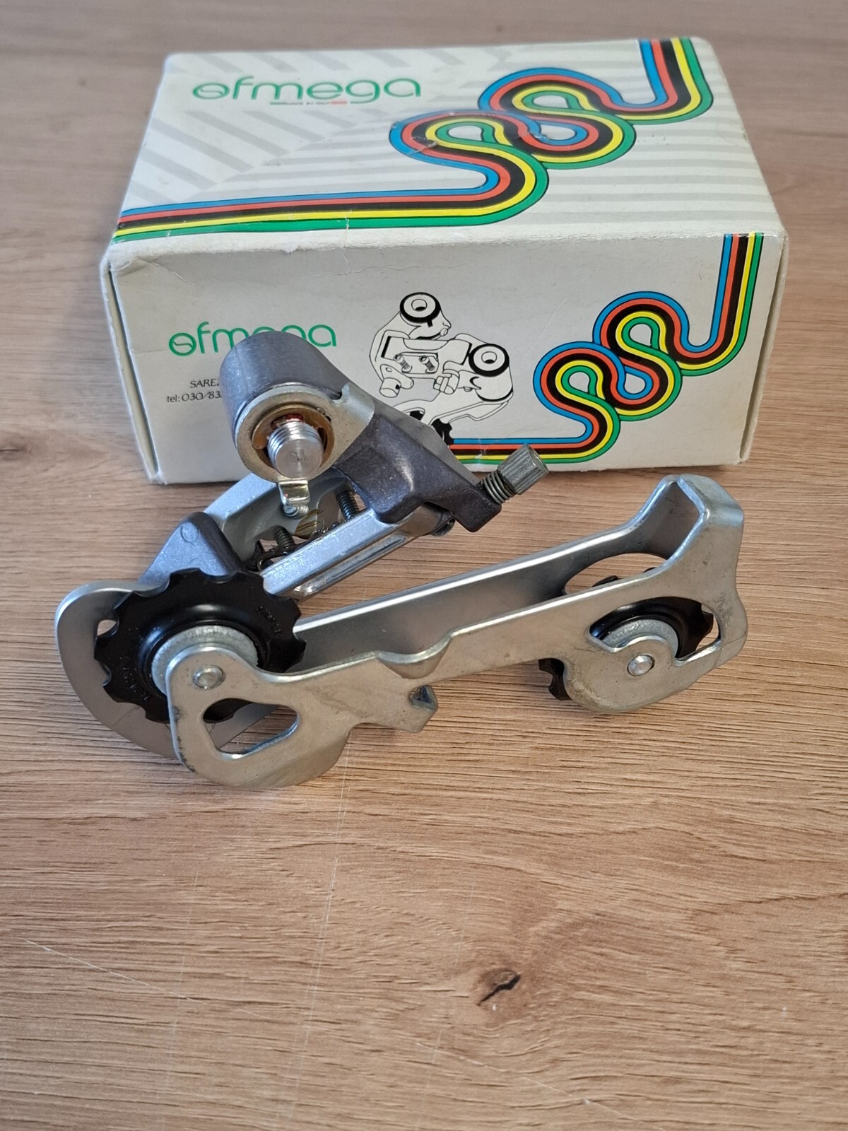 Retro Bicycle Parts NIB NOS Ofmega Alpine LP 1st Style Rear Derailleur 6 Speed