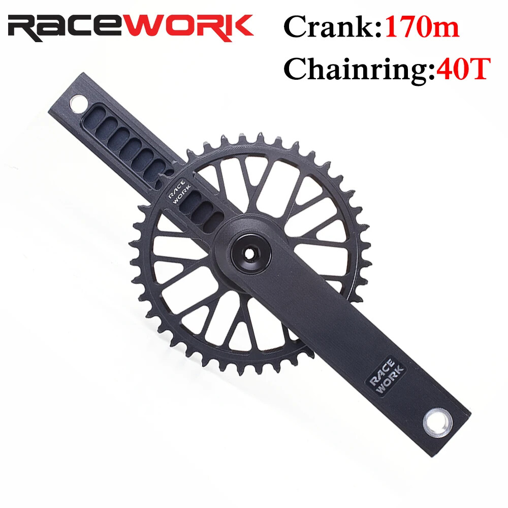 Gravel Road Bike Crankset 170mm Hollow Crank 40/42/44/46T Chainring with BB