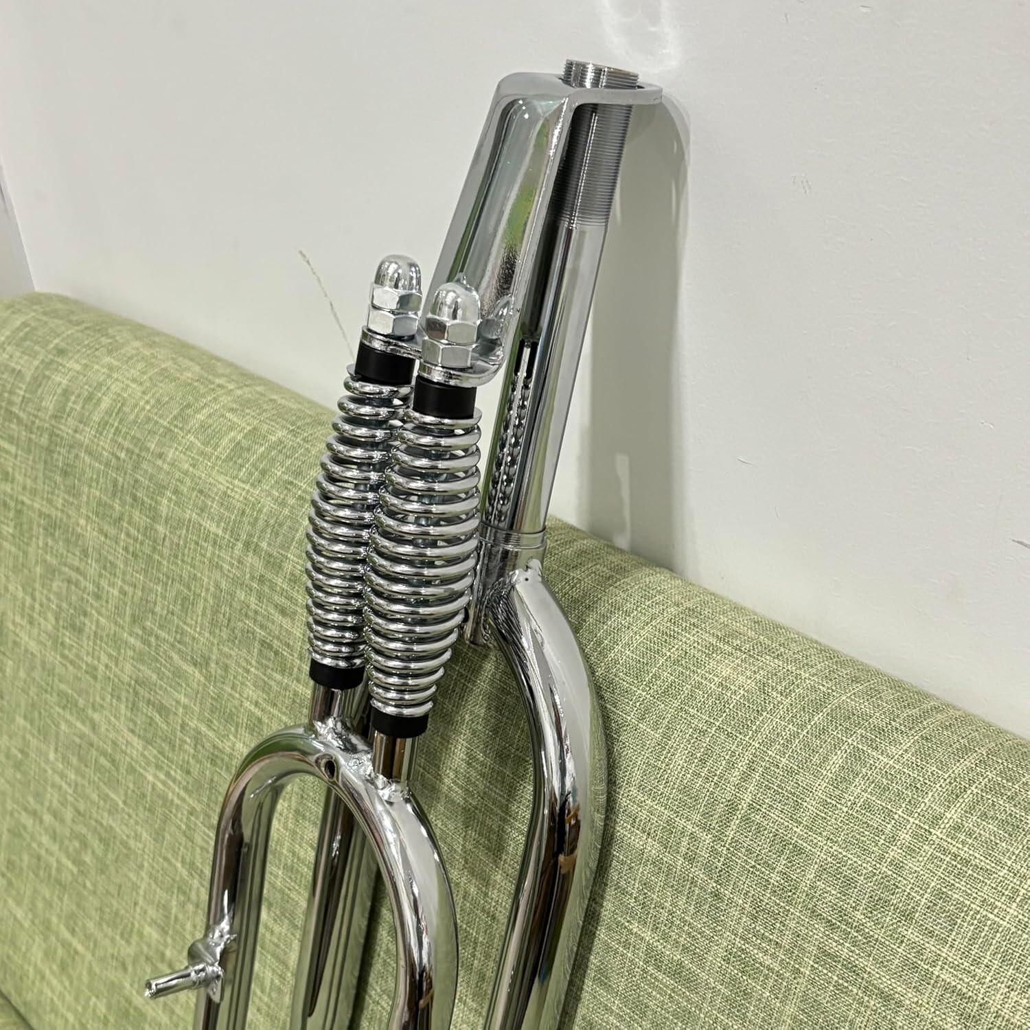 DONSP1986 26″ Springer Fork 1″ Threaded Front Fork Dual Spring Classical Fork