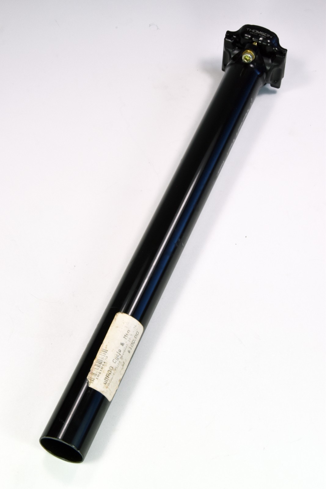 Thomson Elite seatpost 30.9 x 367mm New black zero setback NOS MTB