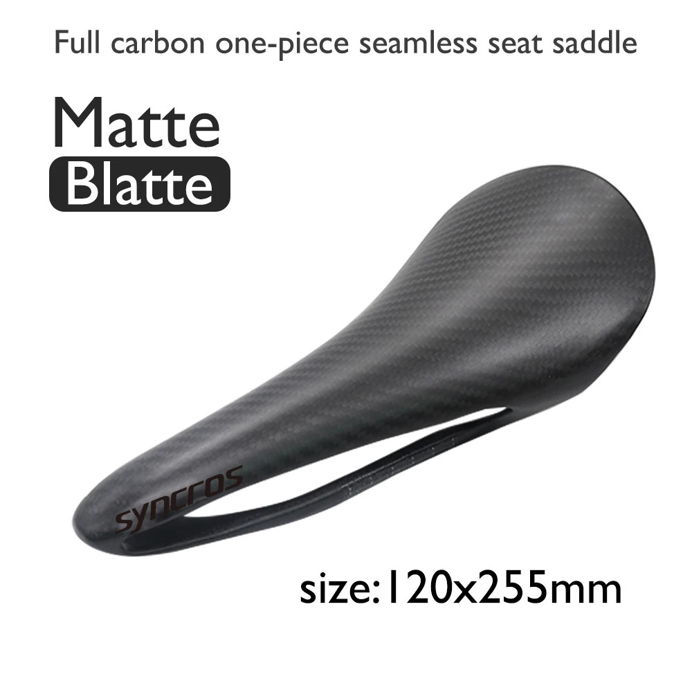 Road Bicycle Carbon Saddle Seamless Aerodynamic/ergonomic Synthetic Design Seat