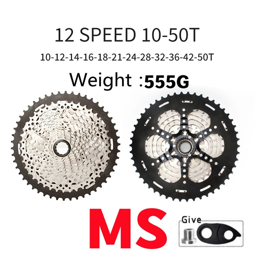 For Shimano HG/XD/MS 12 Speed MTB/Road Bicycle Freewheels Bike Cassettes 11-52T