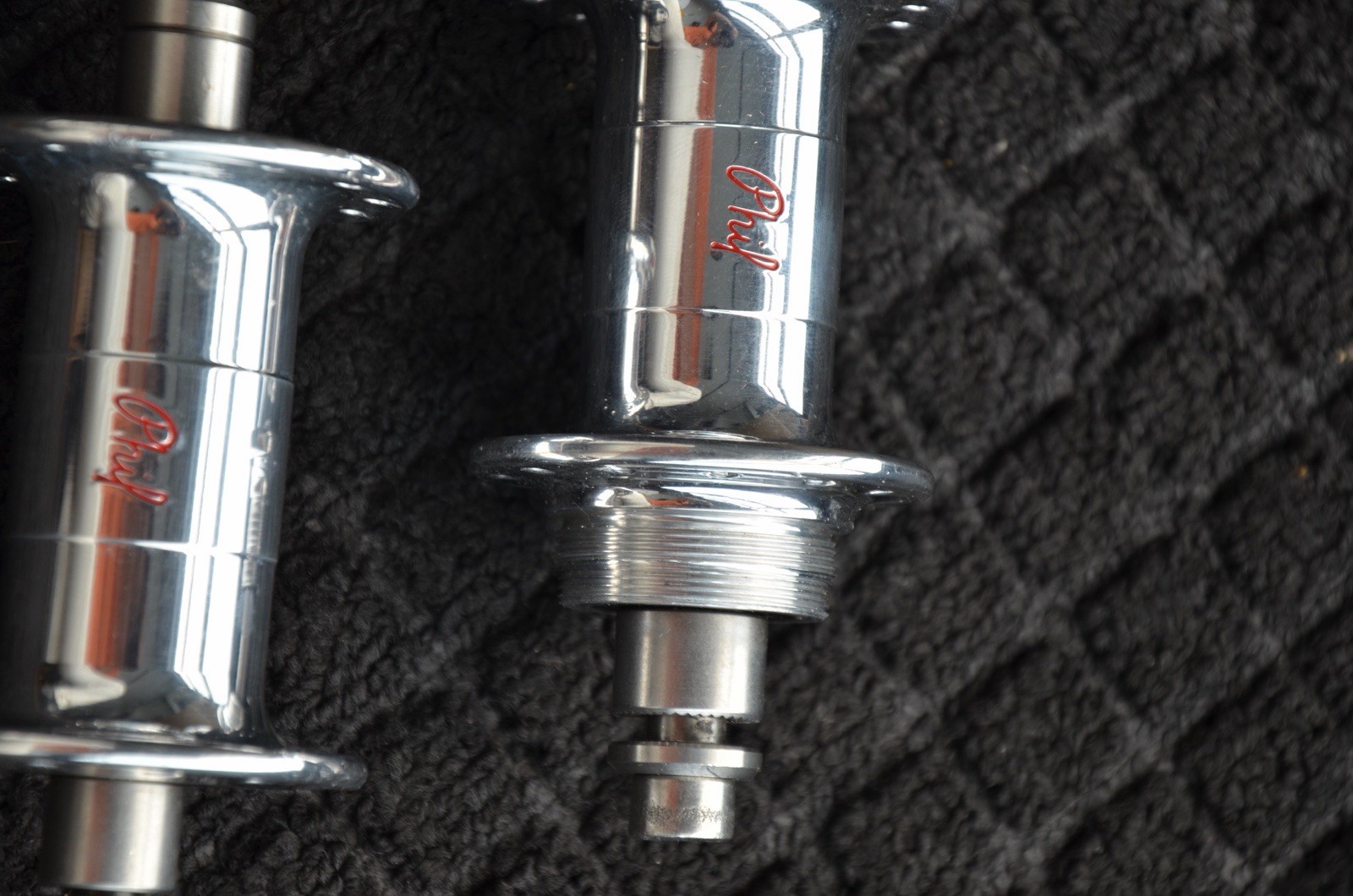 Phil Wood Low Flange Track Hub Silver 24/24H Double Fixed Fixed Gear