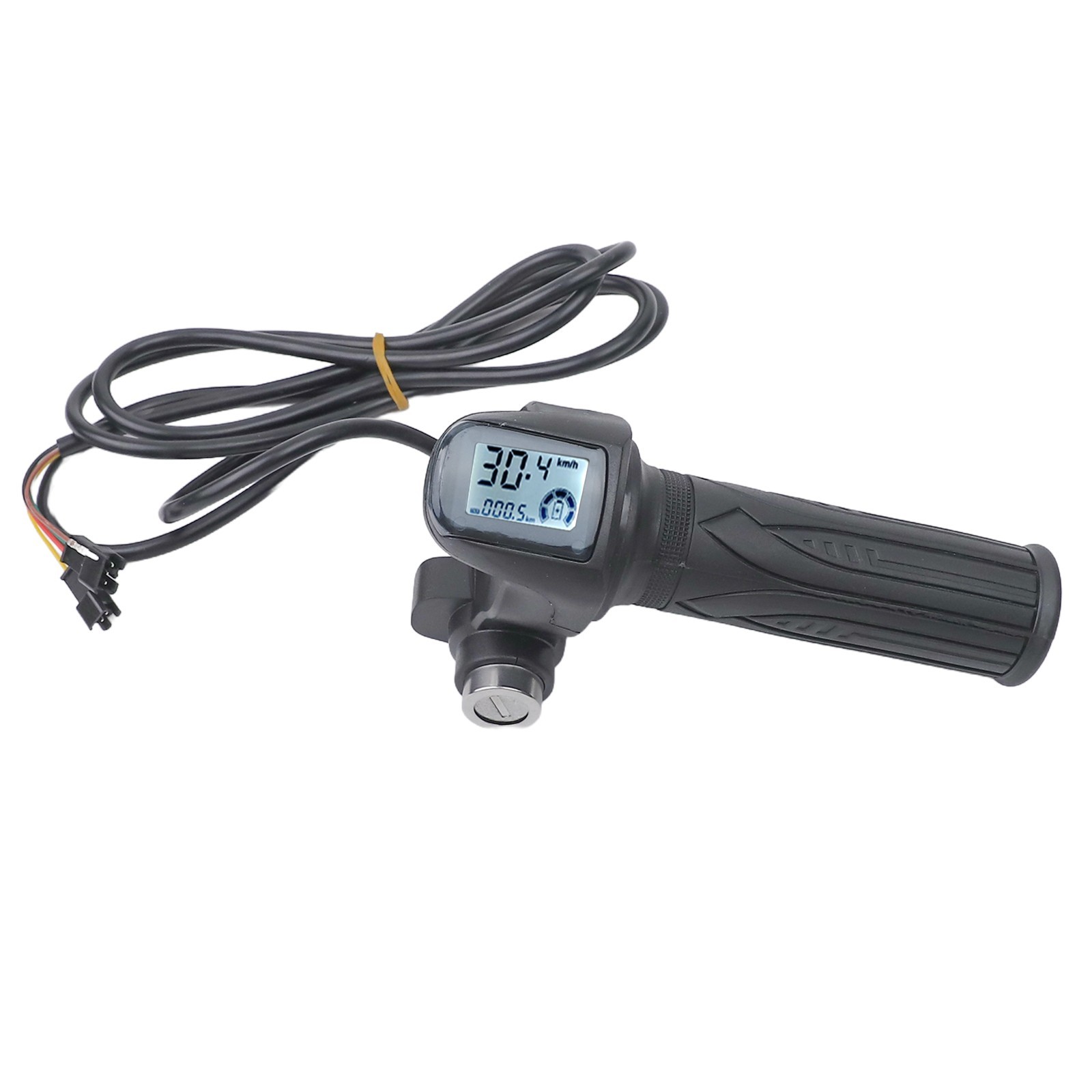 1PCS E Bike Throttle Control Handle LCD Display With 170cm Cable And Keys