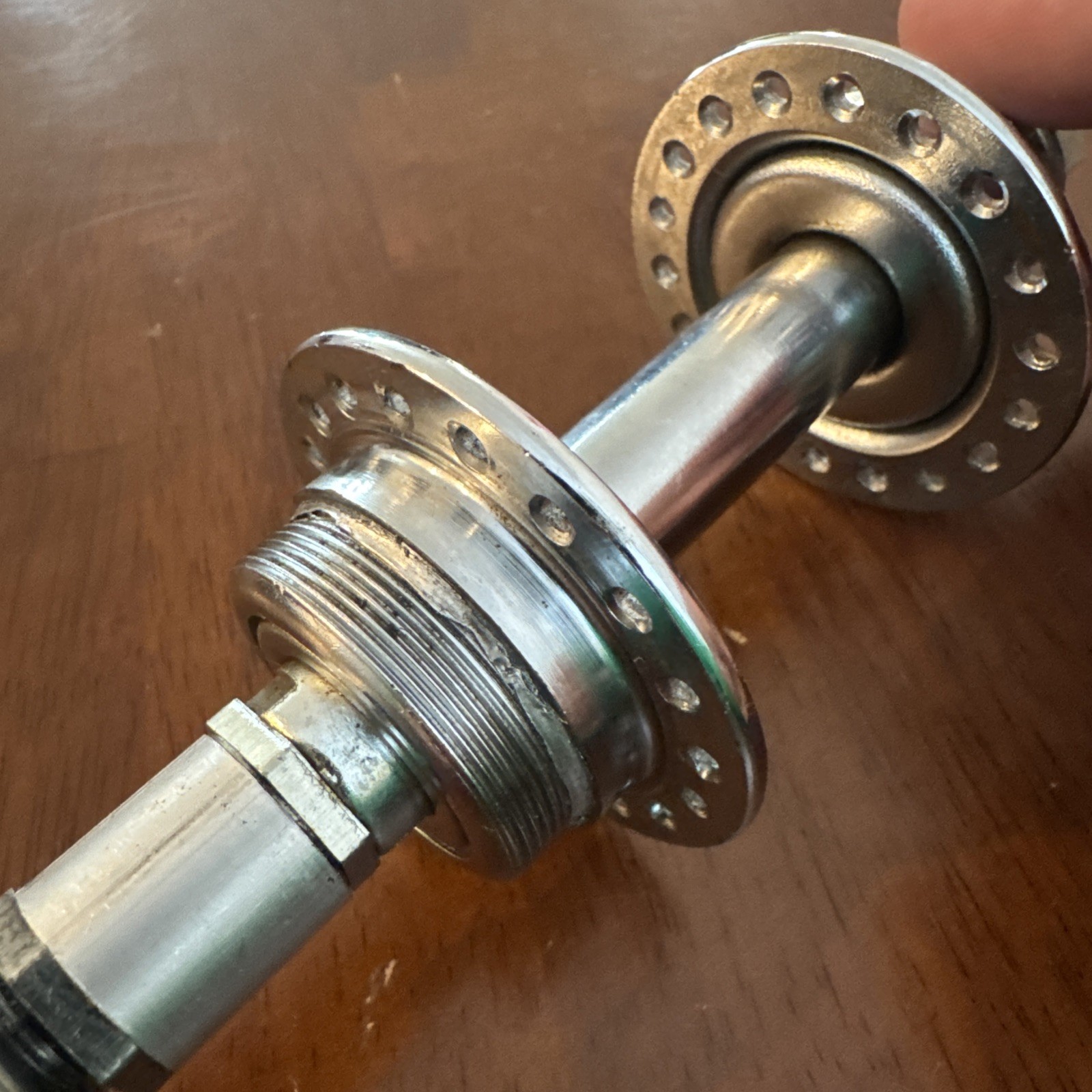 Vintage Sunshine Threaded Bolt On Rear Hub 36 Hole 126mm Freewheel