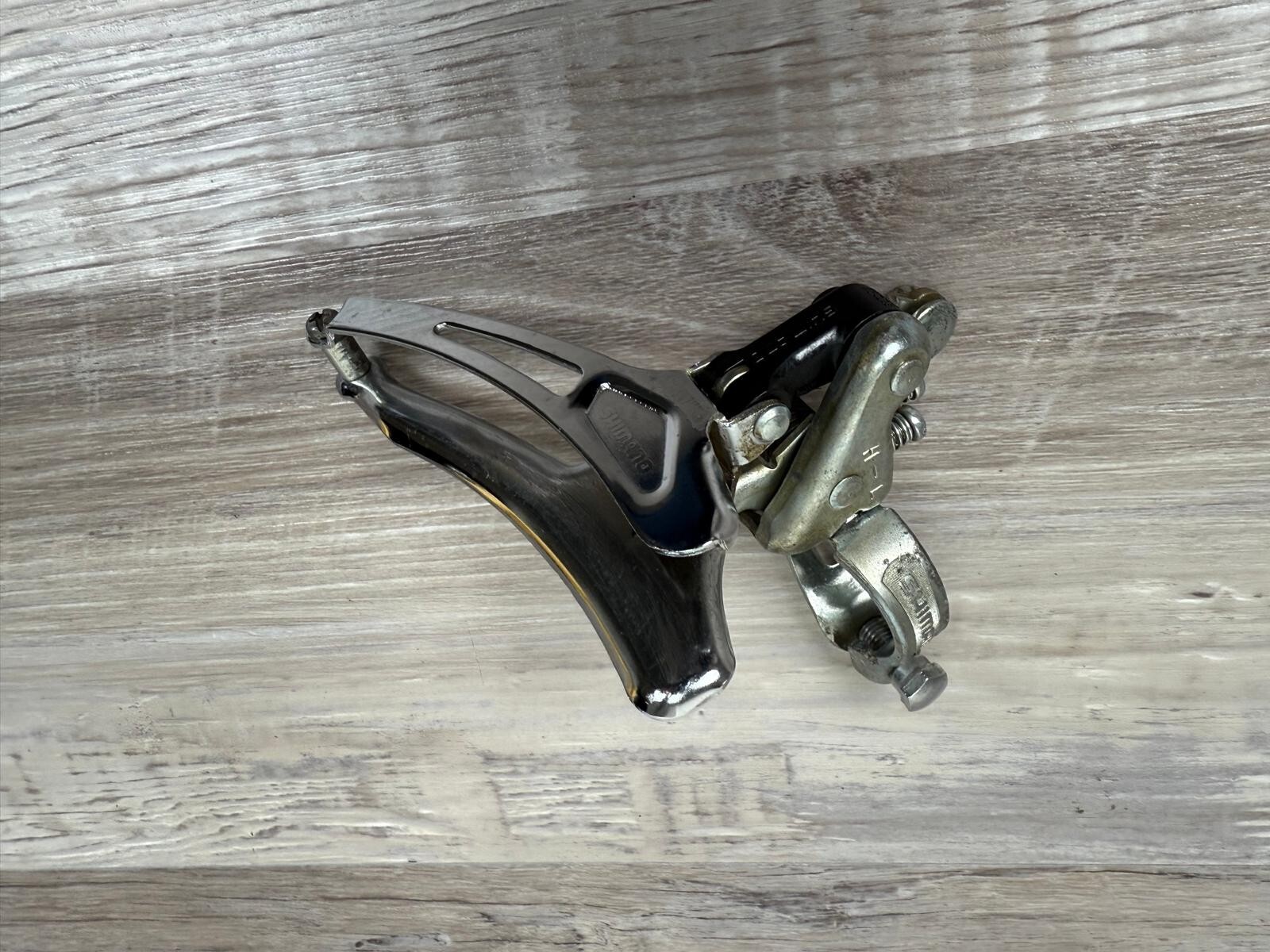 Vintage Shimano Double Front Derailleur 1″ Clamp-On FD-AX50 Road MTB