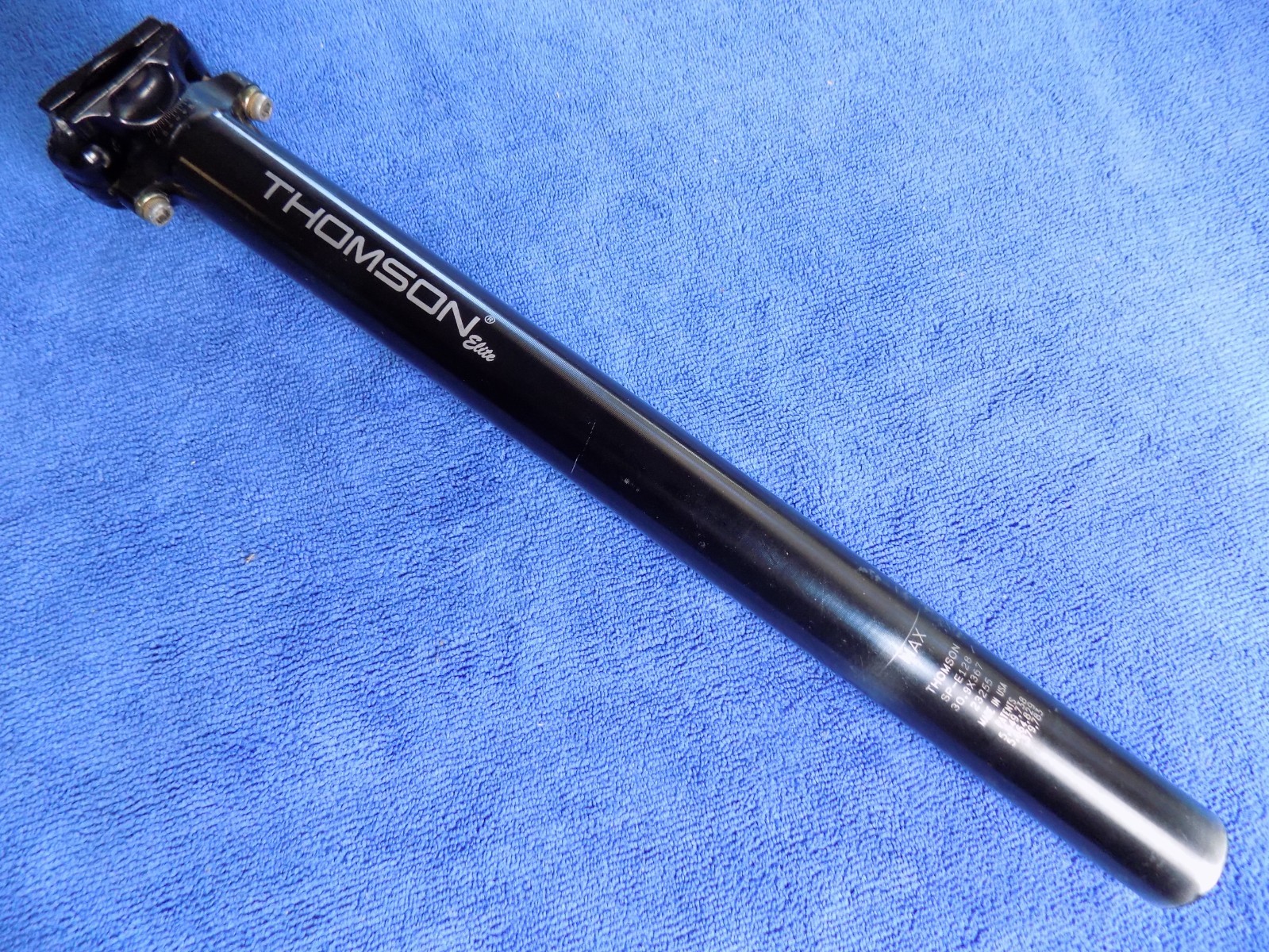 THOMSON ELITE SEATPOST 30.9 X 367MM SP-E128 BLACK STRAIGHT USED